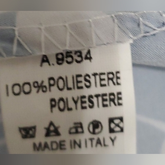 Estee Brown Blue Floral Belted Front Wrap Maxi Dress Small/Medium - Picture 12 of 13